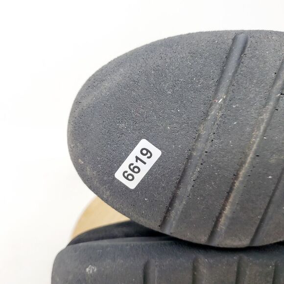 Wolky Ankle Boots Womens 41 Why Black Nubuck Leather Lace Up Zip Bootie Shoes - Picture 13 of 13